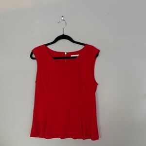 Calvin Klein Vibrant Red Tank Top
